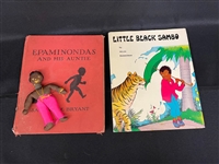 (2) Black Americana Books Little black Sambo, Epaminondas and His Auntie