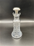 Hawkes Glass Vinegar Decanter With Sterling and Glass Stopper