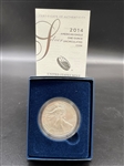 2014-W American Eagle One Ounce Silver Proof Coin In Presentation Box