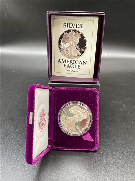 1991-S American Eagle One Ounce Silver Proof Coin In Presentation Box