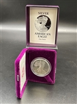 1993-P American Eagle One Ounce Silver Proof Coin In Presentation Box
