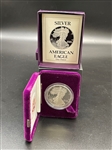 1989-S American Eagle One Ounce Silver Proof Coin In Presentation Box