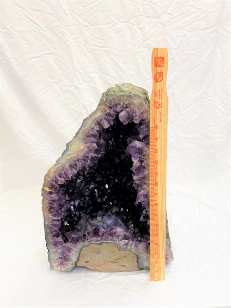 Large Amethyst Geode Crystal Quartz Cluster 
