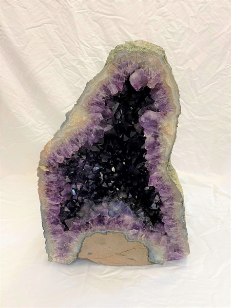 Large Amethyst Geode Crystal Quartz Cluster 