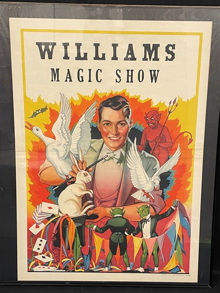 Williams Magic Show Poster 1930's