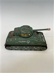 Taiyo Japan Battery Operated Tin Tank 1950s