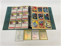 1991 Marvel Comics Complete Set Non-Sport Trading Cards With 4 Holograms