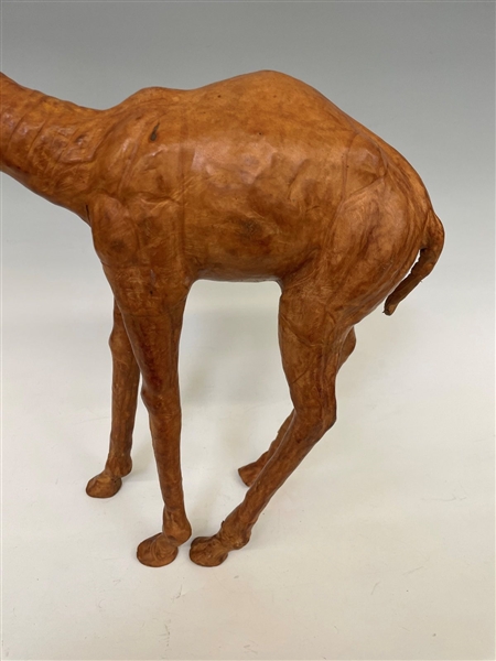 Leather Wrapped Camel Sculpture