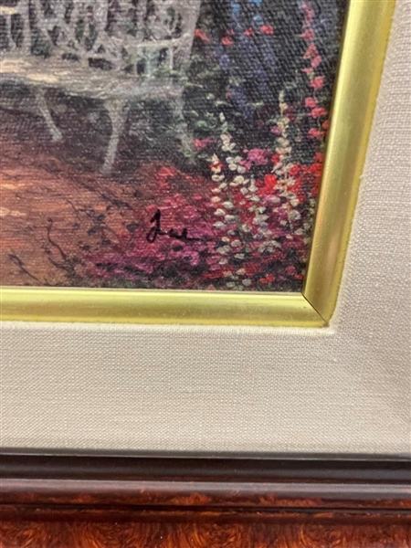 Thomas Kinkade Signed Print on Canvas Blessings of Spring