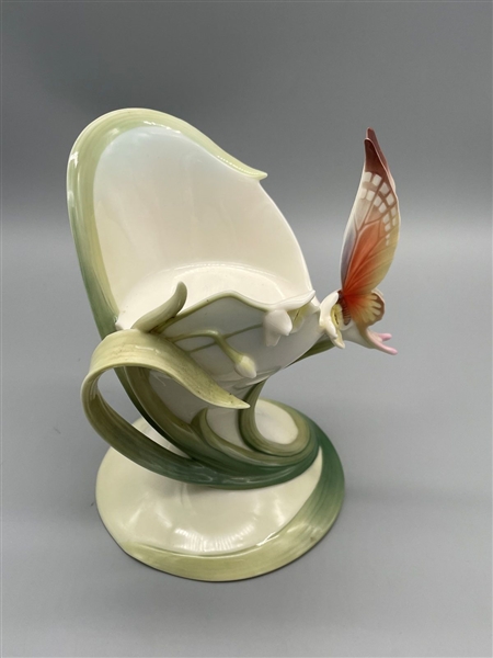 (3) Pieces of Franz Papillon Porcelain Butterfly Hummingbird