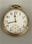 Ellis Watch Co. 10k Rolled Gold Filled 17 Jewel 40mm Pocket Watch