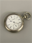 Elgin 18 Size Silverine Pocket Watch