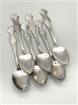 (6) Oneida Community Silver plate State Spoons