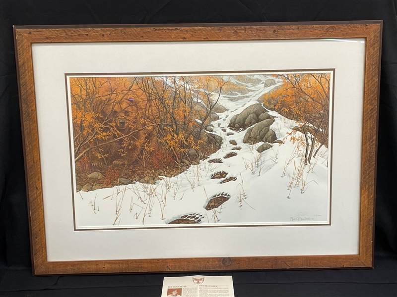 Bev Doolittle Signed Lithograph "Doubled Back"