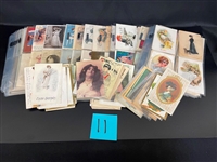 300-350 Turn of the Century Postcards Featuring Women
