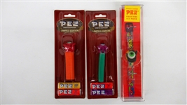 (3) Pez Limited Edition Pschedelic Flower