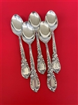(5) Reed and Barton Sterling Silver Soup Spoons "La Parisienne" 1902