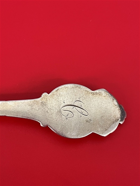 (12) Silver Dinner Forks Medallion Pattern Made for J.W. Tucker
