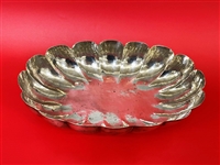 Heather Mexico Sterling Silver Scalloped Oval Serving Bowl