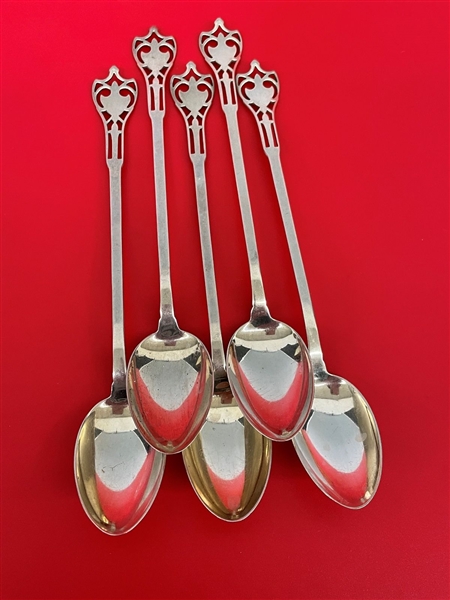 (5) Watson "Putnam" Sterling Silver Iced Tea Spoons