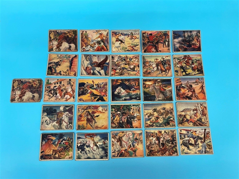 (26) 1940 Lone Ranger Chewing Gum Trading Gum Cards