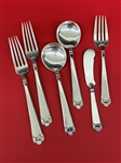 (8) Pieces Watson Sterling Silver "George II" Flatware Pieces