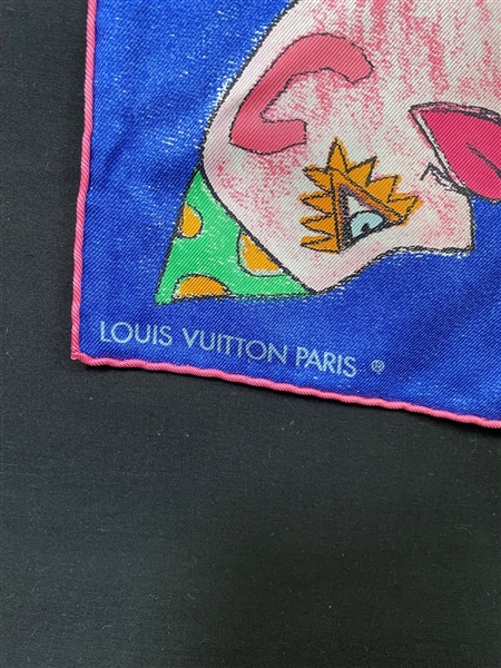 Original Louis Vuitton Les Chevaux Silk Scarf William Wilson