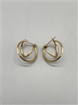 Pair 14k Gold Dangle Earrings