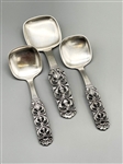 (3) Brodrene Lohne Norwegian .830 Silver Spoons