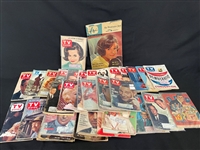 (62) Vintage 1950s and 1960s TV Guides