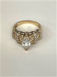 14k Gold Ring With CZ 