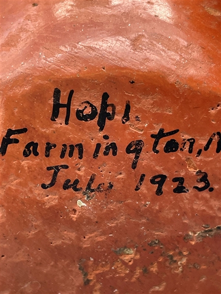 Hopi Small Vase Farmington NM Signed