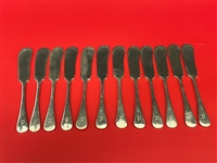 (12) Mappin and Webb Sterling Silver Spreaders 