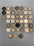 (42) Canada Silver Dimes 1899-1962