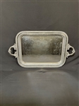Wallace EPNS Georgian Style Large Silver Plate 2 Handle Serving Tray
