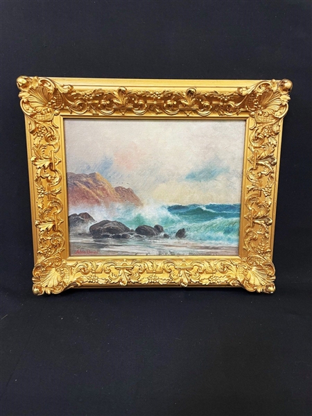Landscape Original Oil on Canvas Signed Framed