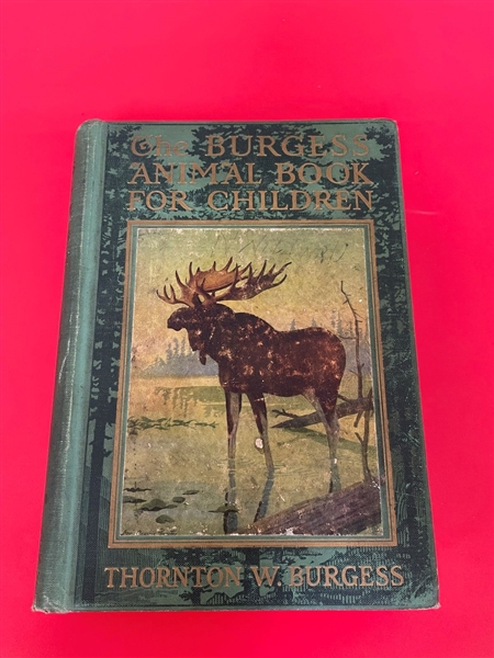"The Burgess Animal Book For Children" Thornton Burgess 1920