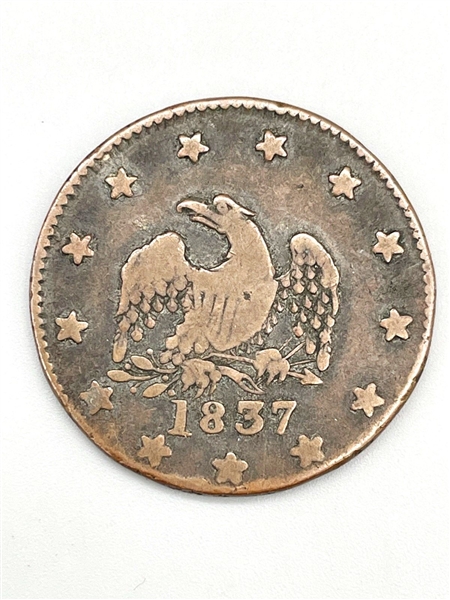 United States Hard Times Token 1837 S. Maycock and Co.