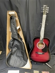Esteban Steel String Acoustic Guitar New With Soft Case and Box