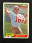 1981 Joe Montana Rookie Card #216