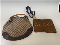 Gucci Diana Bamboo Shoulder Bag With Long Strap and Original Bag