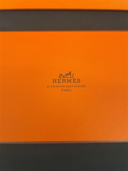 (2) Empty Hermes Tie Boxes