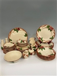 (50) Pieces Franciscan Apple Pattern China