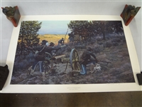 Gary Carter Signed Lithograph "Battle of the Big Hole"