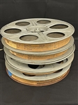 (5) 35mm Film Reels "Carry on Admiral" 1957 Comedy Cinema Movie Reels