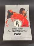 1986 James Bond Girls Calendar Eon Productions