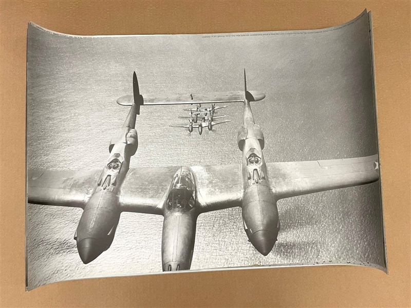 (5) 1977 Nut Tree Aviation Collection Plane Photo Prints