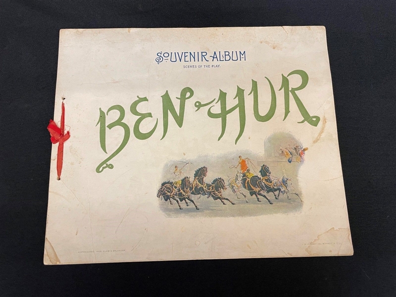 1900 Ben Hur Souvenir Album Scenes From the Play