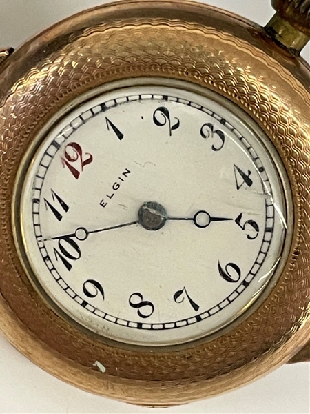 10k Gold Elgin Wristwatch Wadsworth Case