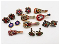 Group of Italian Micro Mosaic Jewelry